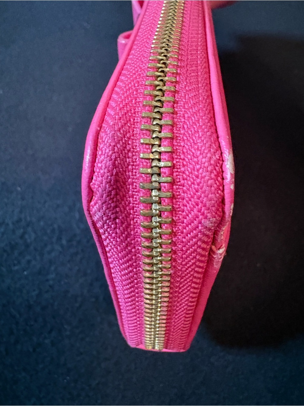 & chouette by Samantha Thavasa Pink Saffiano Leather Bow Zip-Around Long Wallet - Picture 5 of 12